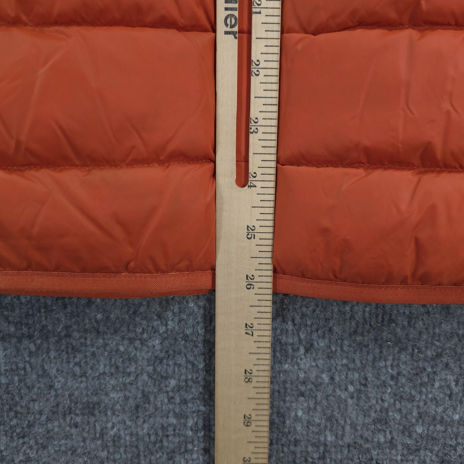 Eddie Bauer Jacket Mens Small Orange Cirruslite Down Puffer Hiking Outdoors
