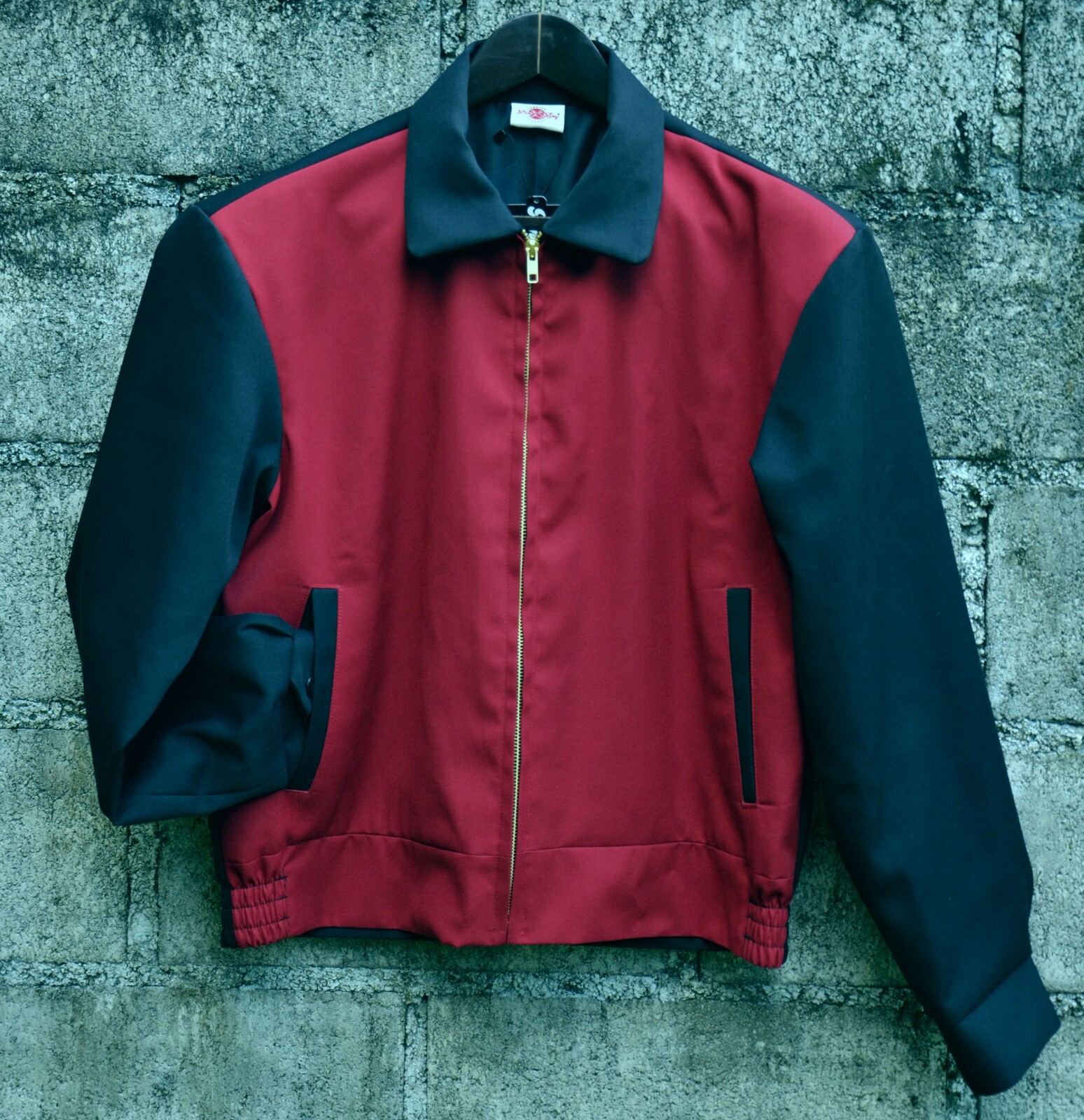 S-XL new Handmade vintage gabardine ricky sports jacket Retro Jacke Dean 1950’s