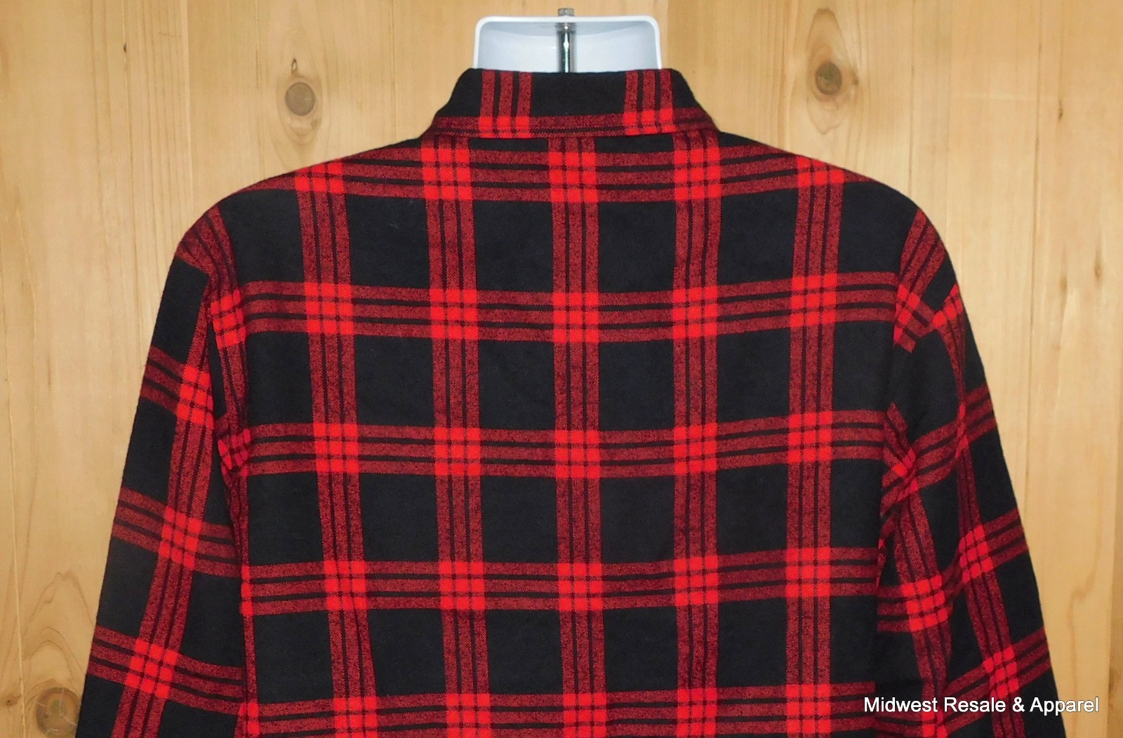 Mens Oakton Quilted Lined Flannel Shacket Red Black Buffalo Plaid Shacket Size L