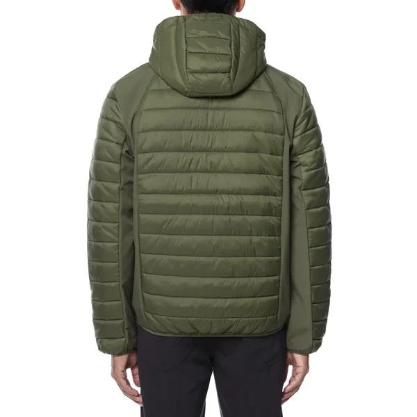 size S-XXL Merrell Mens Hooded Mixed Media Puffer Softshell Jacket , Nwt