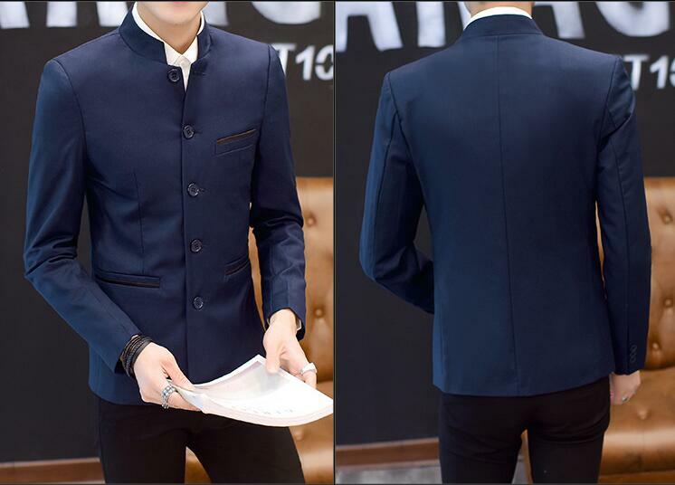 New Spring/ Fall men’s stand collar coats Chinese style Tang suit casual jacket