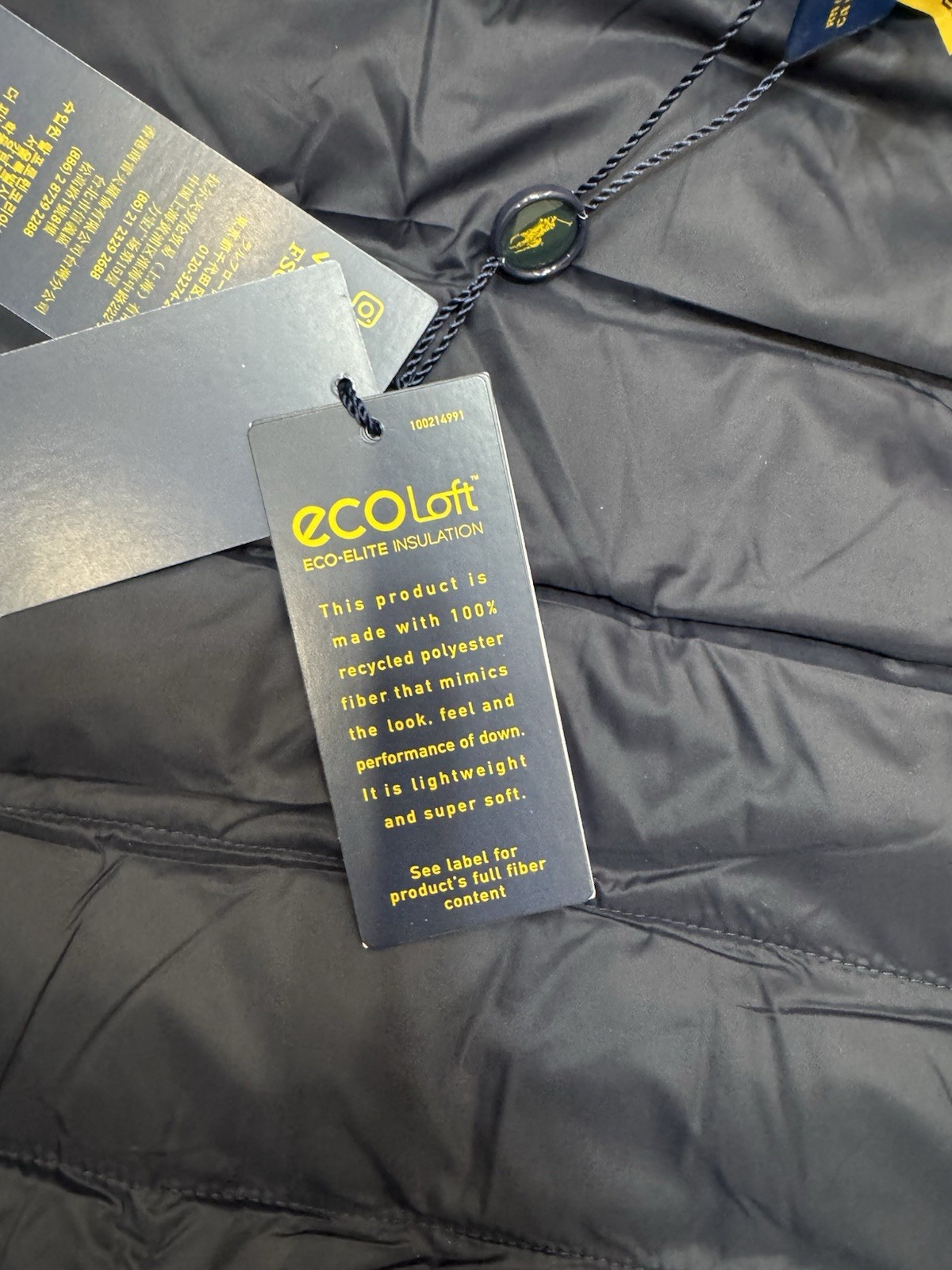 Polo Ralph Lauren The Colden Corduroy PUFFY HOODED Jacket NAVY Men’s Size 4XB