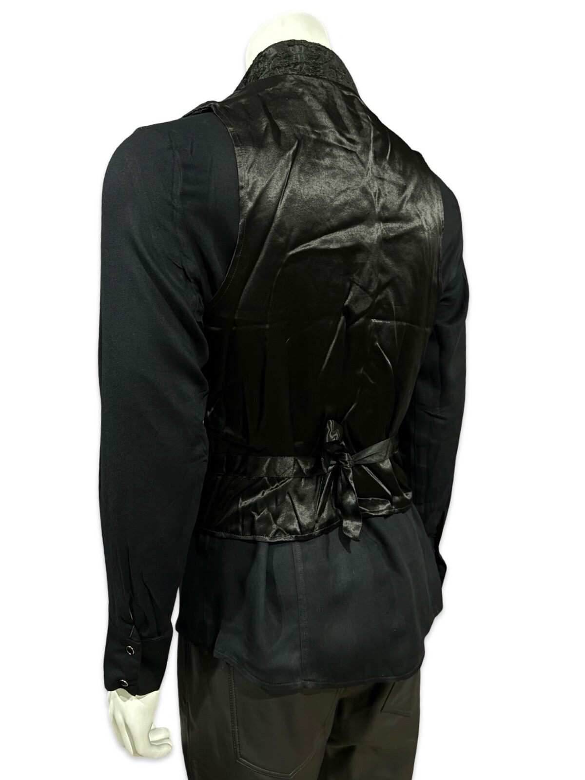SHRINE Gothic Vampire Cavalier Vest Jacket Victorian Tapestry Goth Steampunk