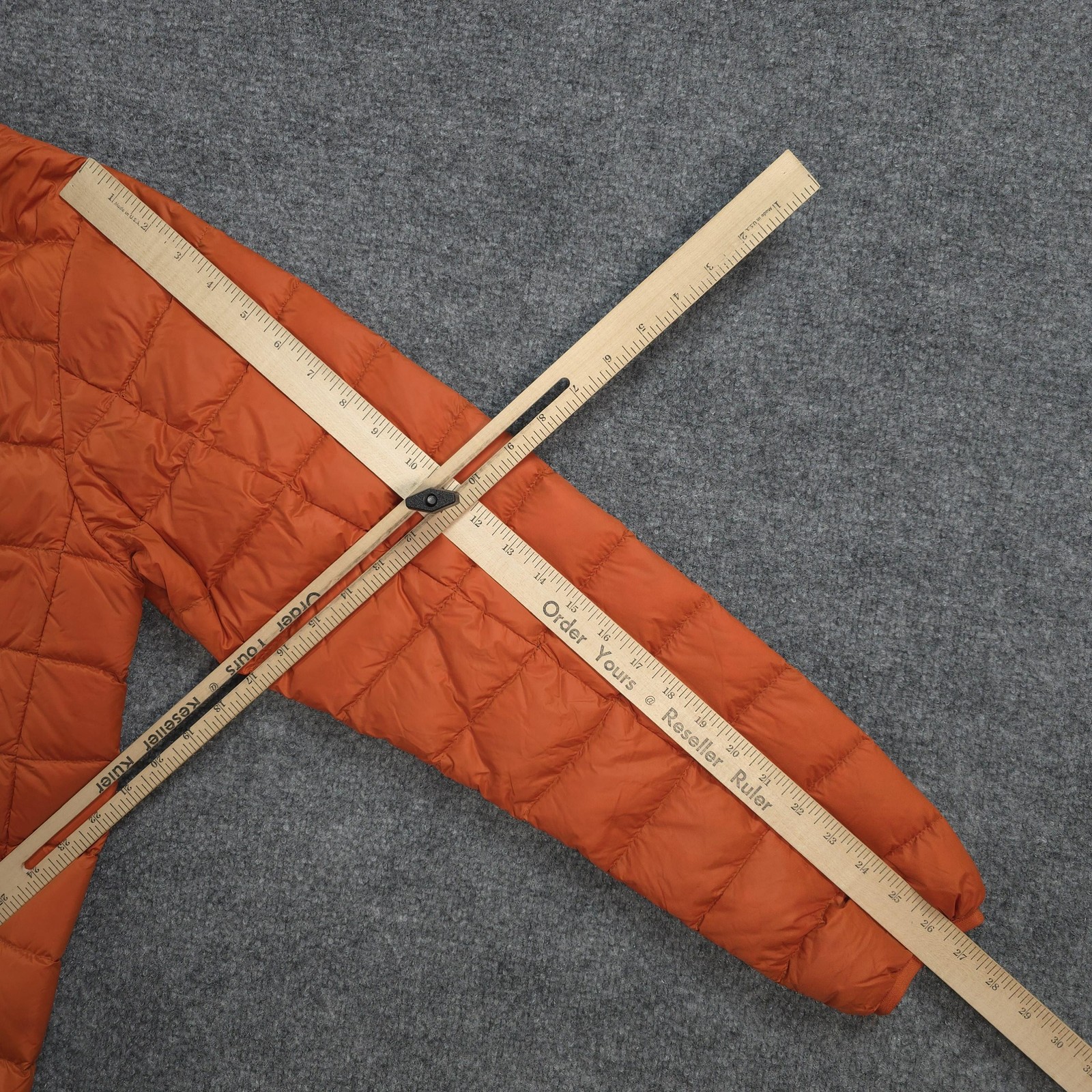 Eddie Bauer Jacket Mens Small Orange Cirruslite Down Puffer Hiking Outdoors