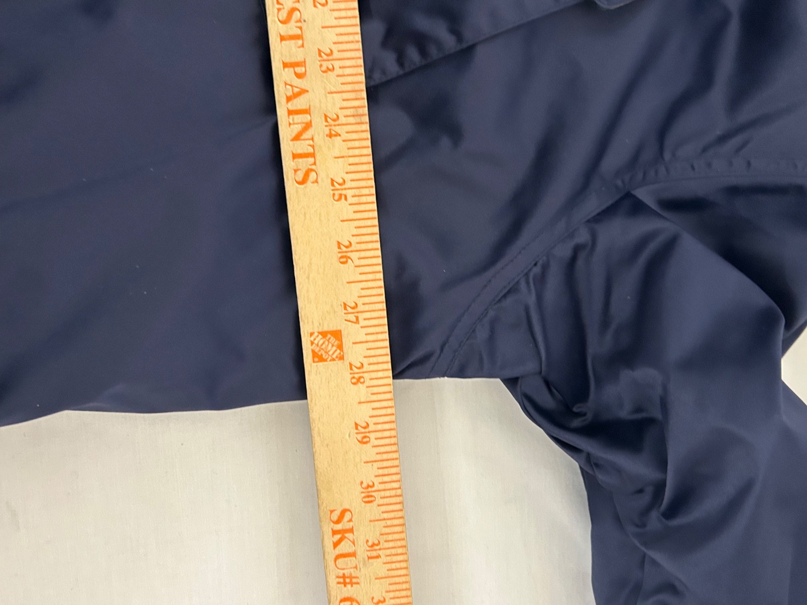 Nike Sports Blue Jacket Men’s Full Zip Nylon Insulated 4 Front Pocket Coat Sz XL