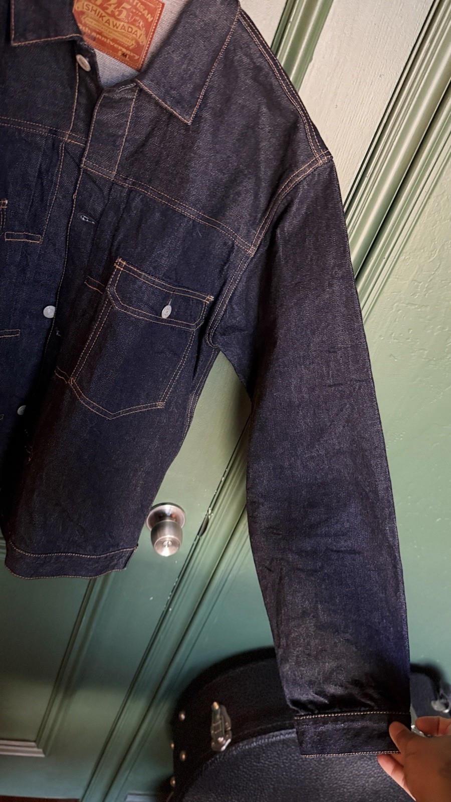 STUDIO D’ARTISAN 45TH ANNIVERSARY «ISHIKAWADAI» SELVEDGE JACKET Sz 44 US Seller
