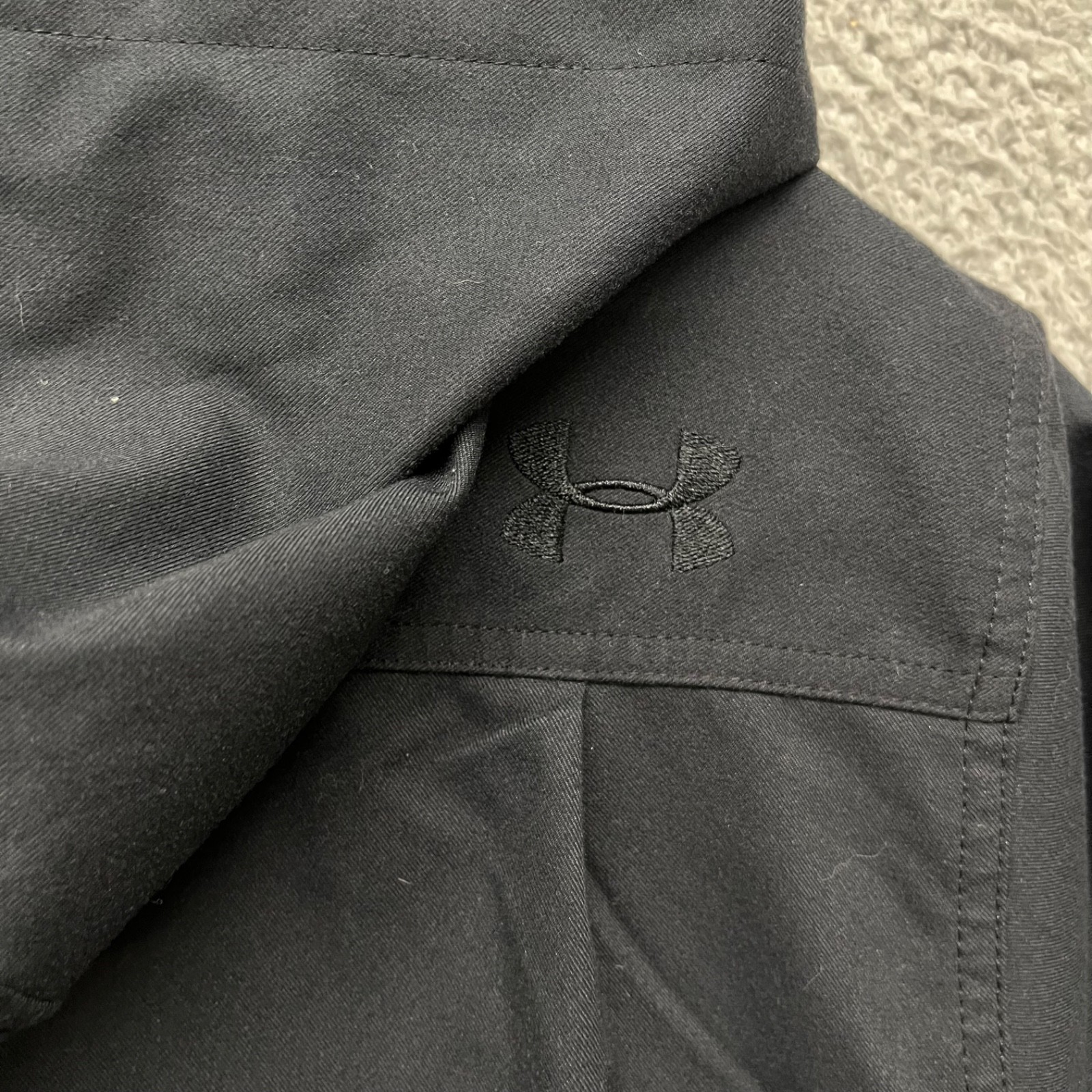 Under Armour Jacket Mens L Black All Season Gear Hooded Outdoors Gorpcore