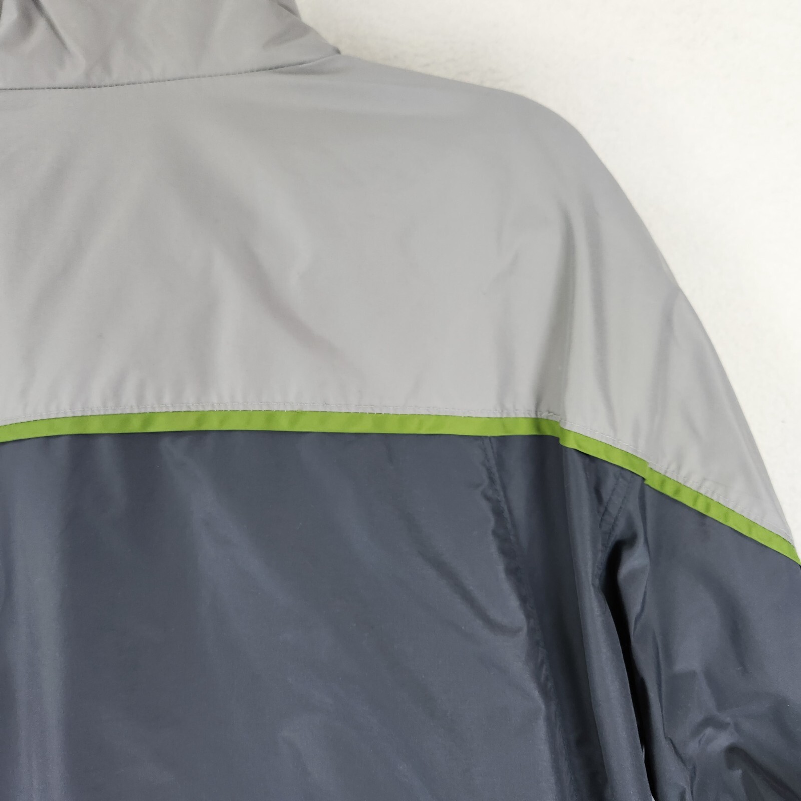 Columbia Jacket Mens Large Gray Interchange Windbreaker Core Outdoor SHELL ONLY