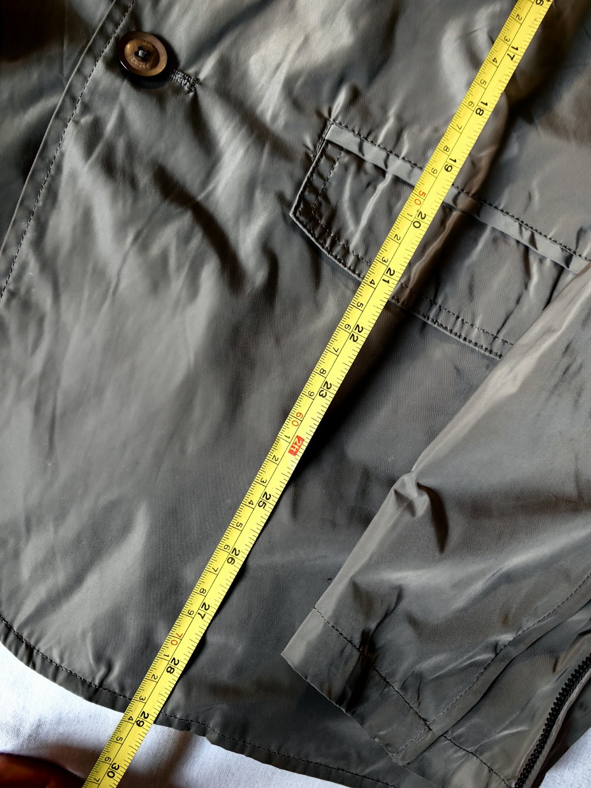 Yes-Zee Men Jacket/Coat size 2XL Fit US L-XL Gray Polyester Urban Chic