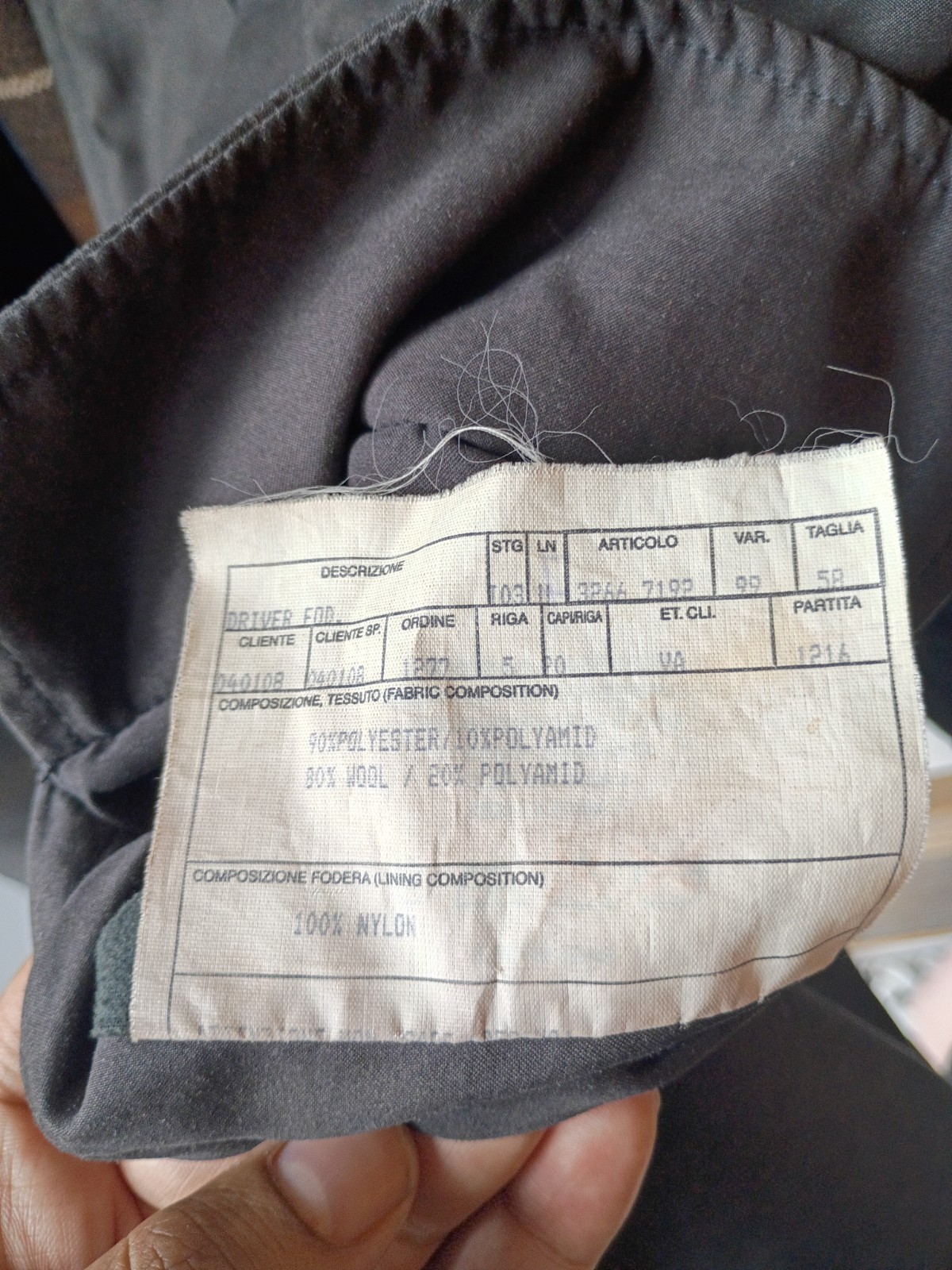 Valstar Milano Men’s Wool Lined Jacket Size 50 Dark Brown Made In Italy
