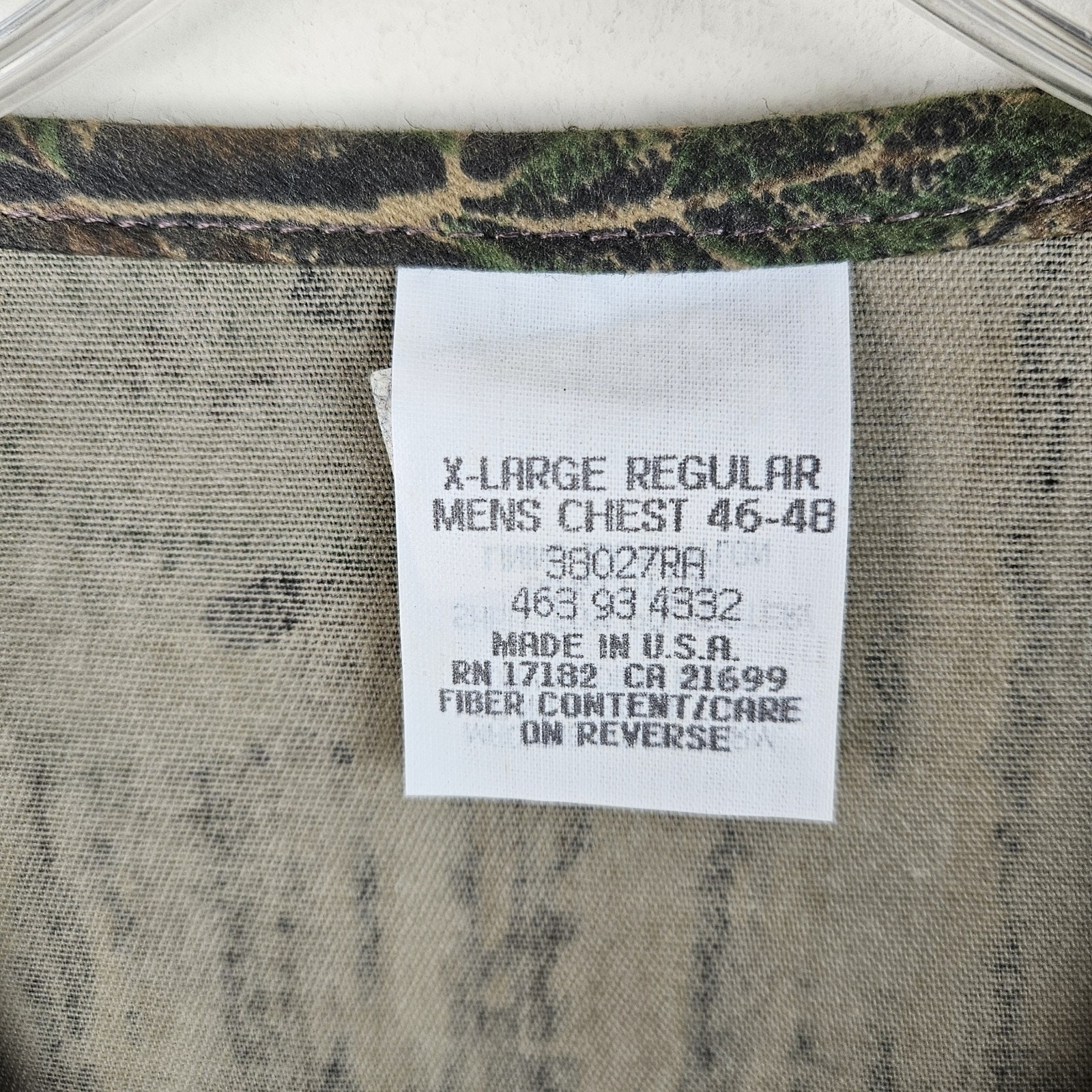 Vtg Y2K Walls Hunting Vest Mens XL Camo Gorpcore realtree Game Bag Made in USA
