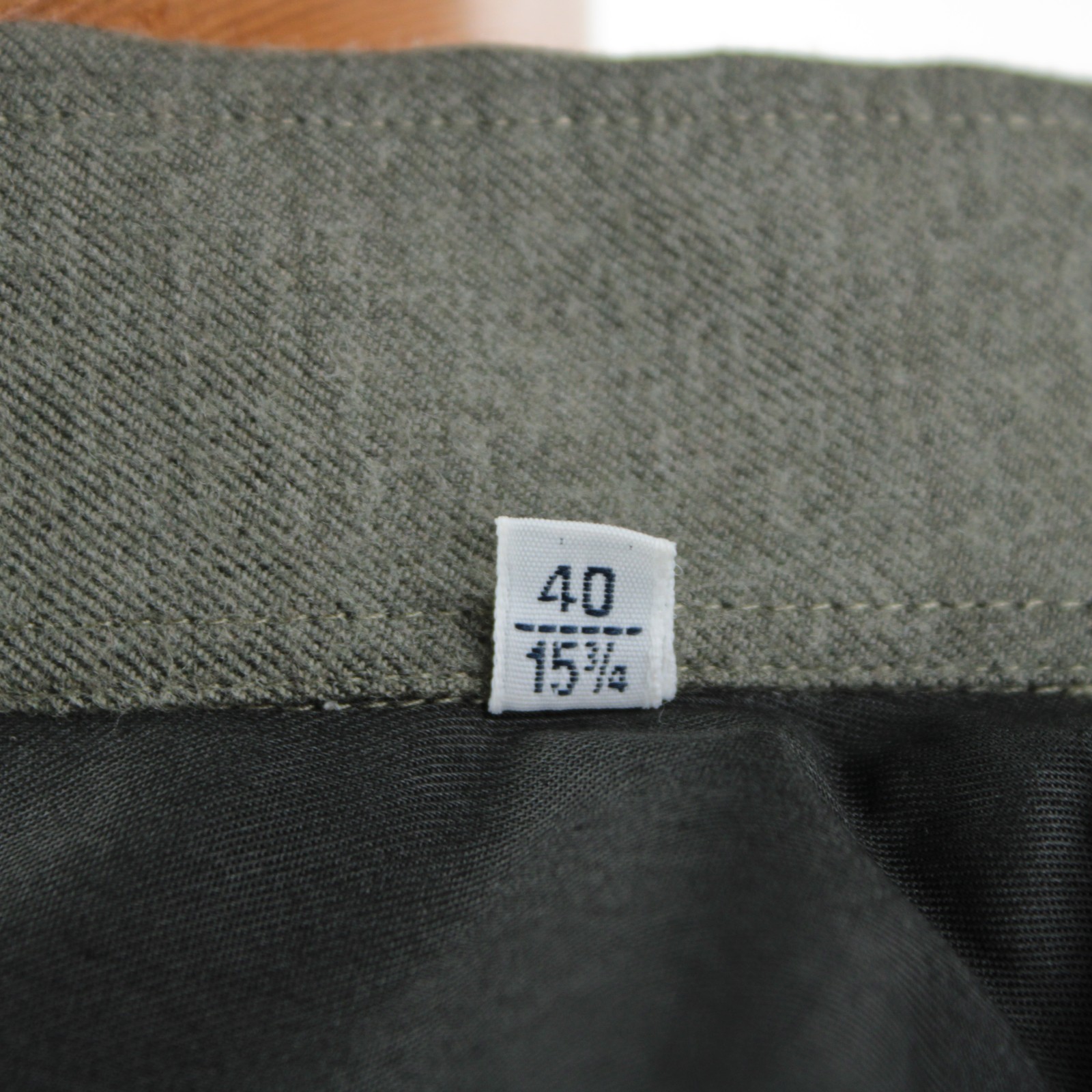 Tintoria Mattei NWT Wool Blend Overshirt Size 40 / 15.75 In Solid Green