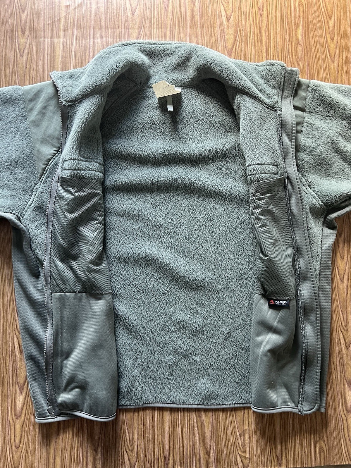 US Military Jacket Mens L Green Fleece Gen III Cold Weather Fleece Surplus Army