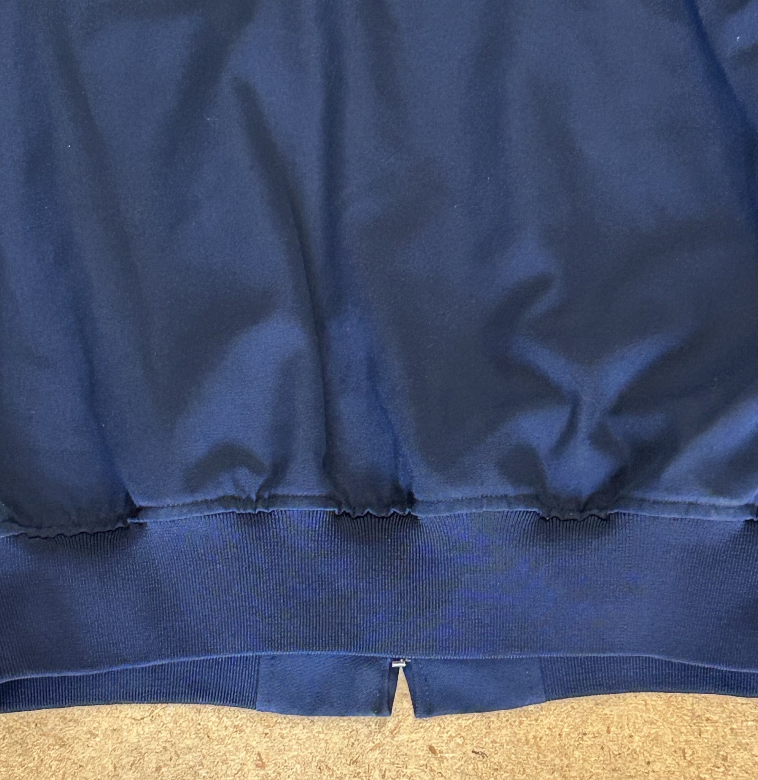 Vintage 1987 US Military Utility Jacket 44L Navy Blue Scovill USA Made Coat