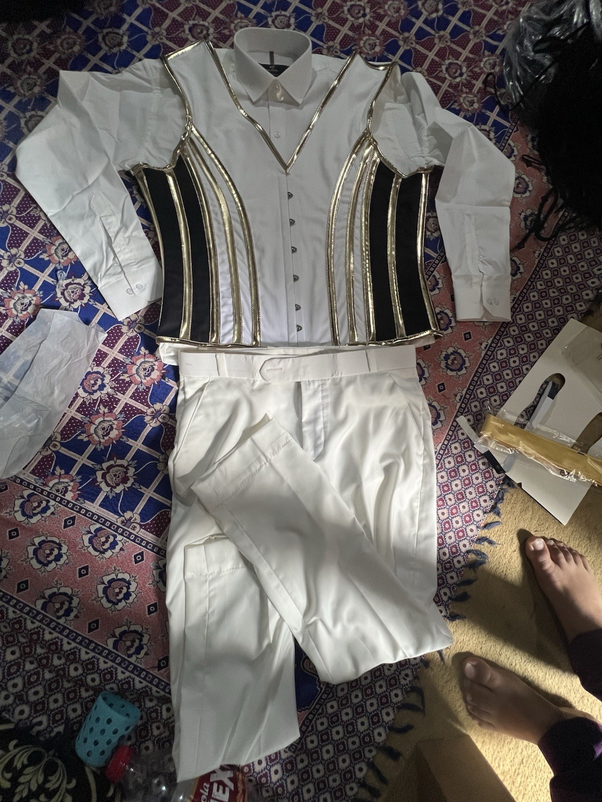 Mens STEAMPUNK Steel Boned Waistcoat Corset Victorian GOTHIC Fashion Vest USA