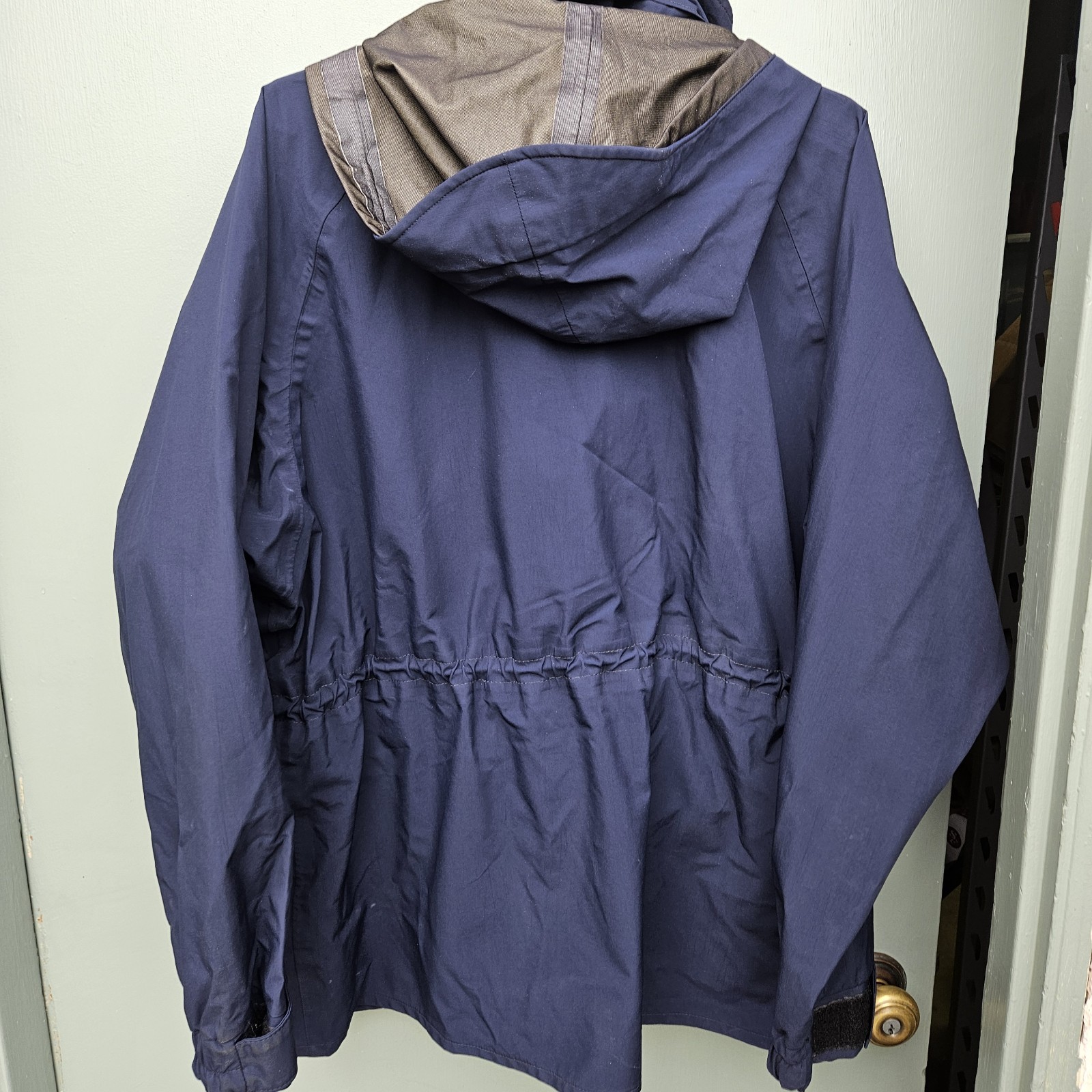 Propper Best Defense Foul Weather Parka Jacket Mens Large Gore Tex USA Navy