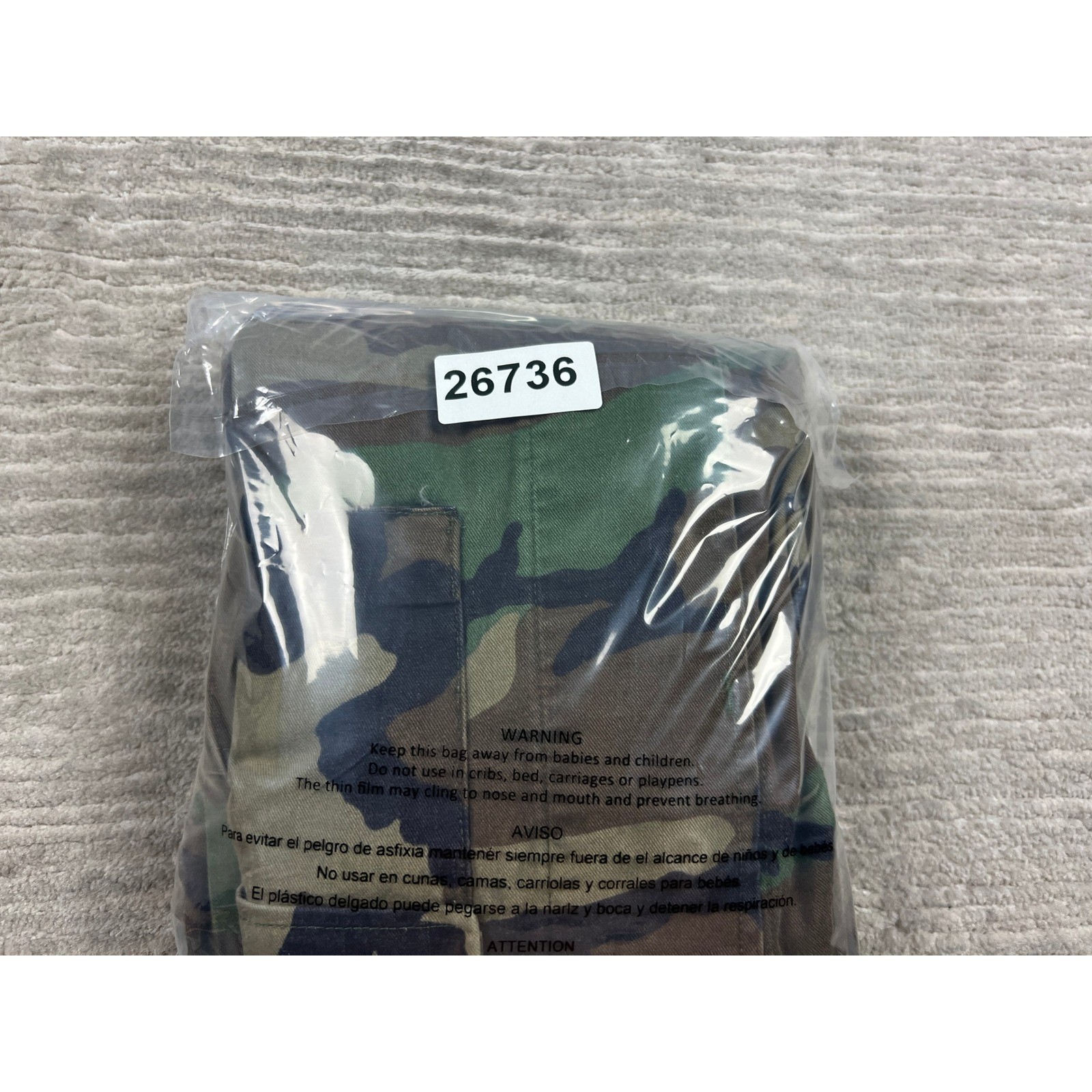 US Army Field Jacket Mens Large Reg Green Camo BDU Woodland 4th Infantry Moore