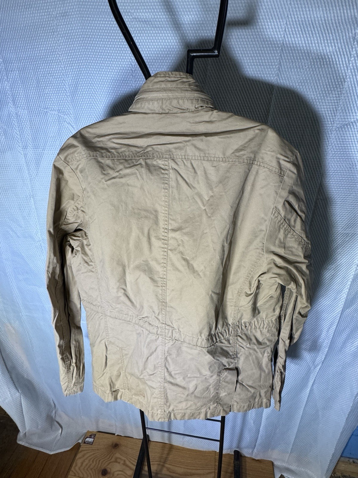 Diesel Military Field Jacket Survivor Gear Mens Sz L Khaki Coat & Vest 2 In 1