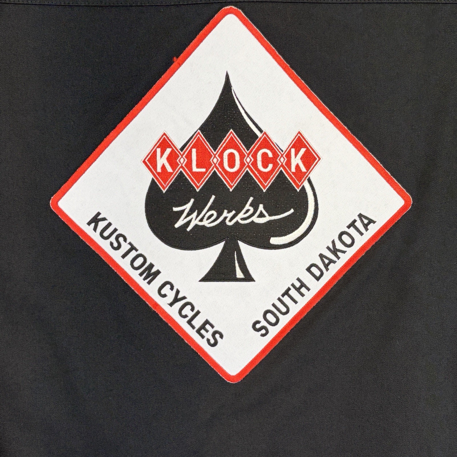 Klock Werks Custom Cycles Throttle Threads Motorcycle Jacket Mens 2XL SoDak