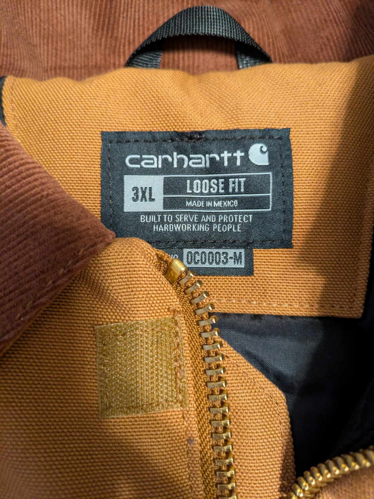 CARHARTT MEN’S LOOSE FIT FIRM DUCK TRADITIONAL COAT Sz MEN 3XL BROWN $145