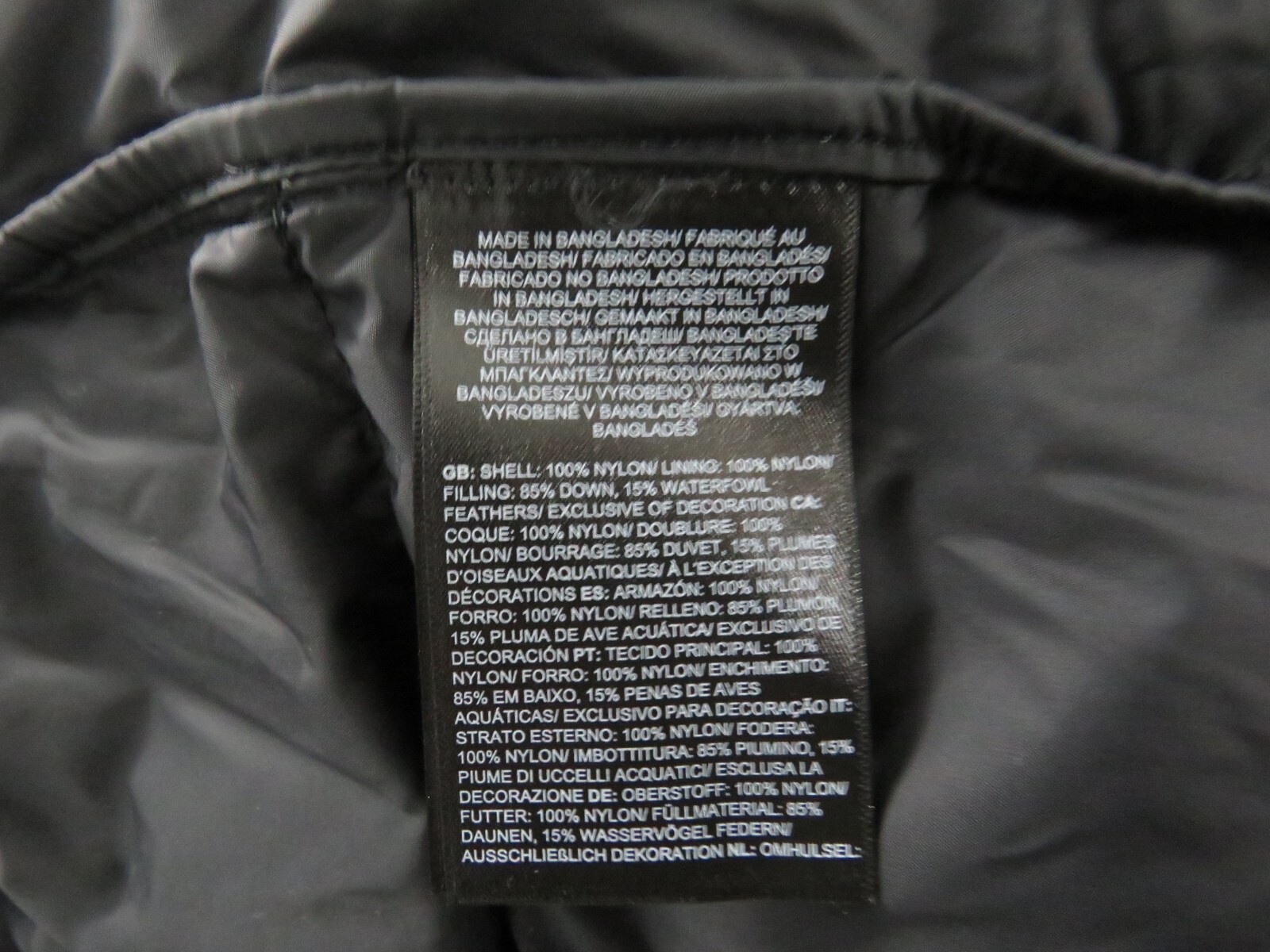 Mens XS The North Face 1996 Retro Nuptse 700-Down Insulated Jacket – Black