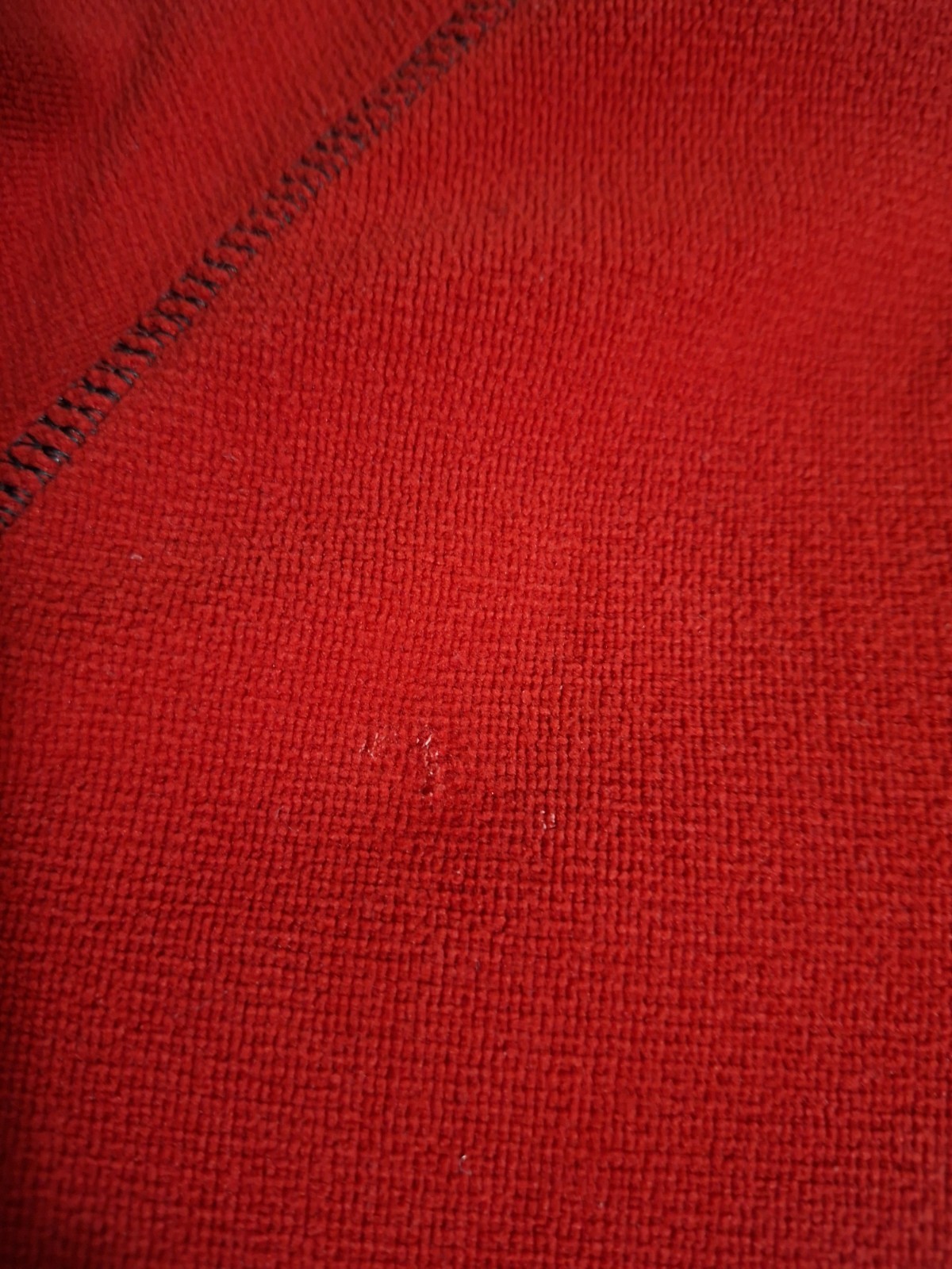 Rab Orbit Pull On Mens XL 1/4 Zip Fleece Polartec Hiking Outdoors Red Grey