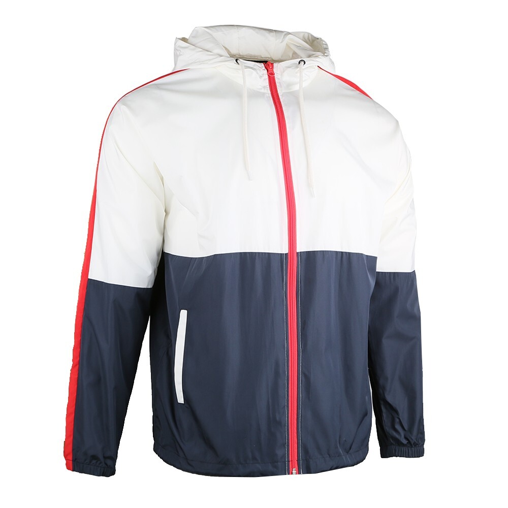 Men’s Lightweight Windbreaker Jacket – Water-Resistant, Unlined, Adjustable Fit