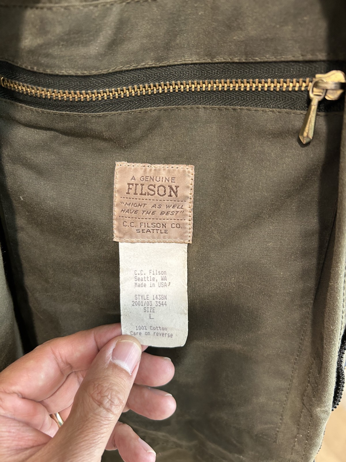 Vintage Filson All Season Rain coat Made in USA – Men’s L