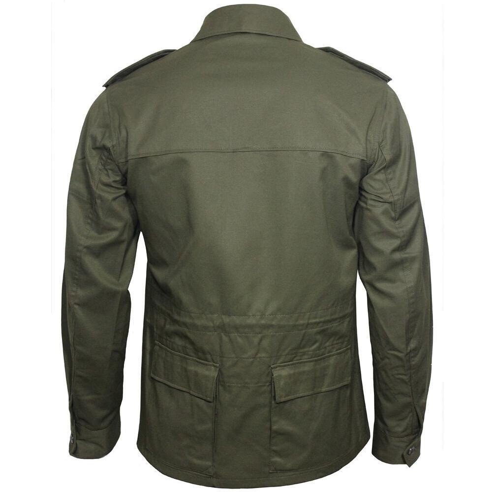 Mens Surplus Vintage 90s Military Cotton Shirt Jacket