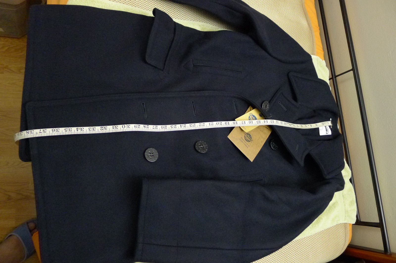 Buzz Rickson Navy LONG Pea Coat – USN 1910’s Model size 44 Brand New US seller