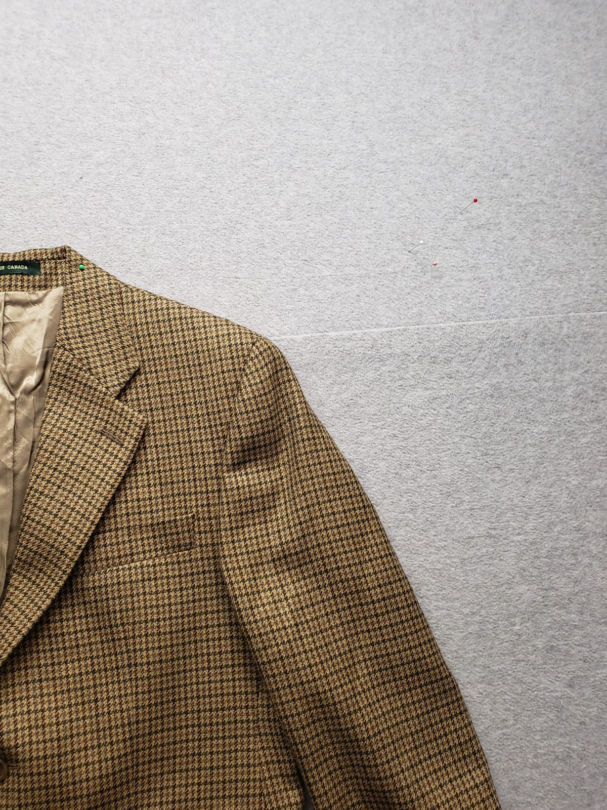 Lauren Ralph Lauren Men Blazer Jackets M 36S Houndstooth Check Lined Formal