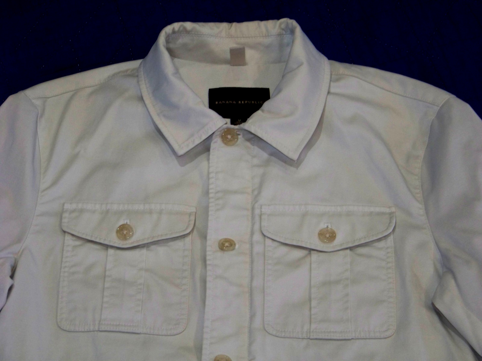 Men’s Banana Republic Lightweight Jacket – M – Button and Zip Front