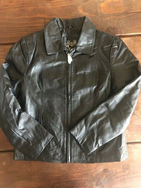 Matt Zini Men’s Authentic Leather Coat, New Size L