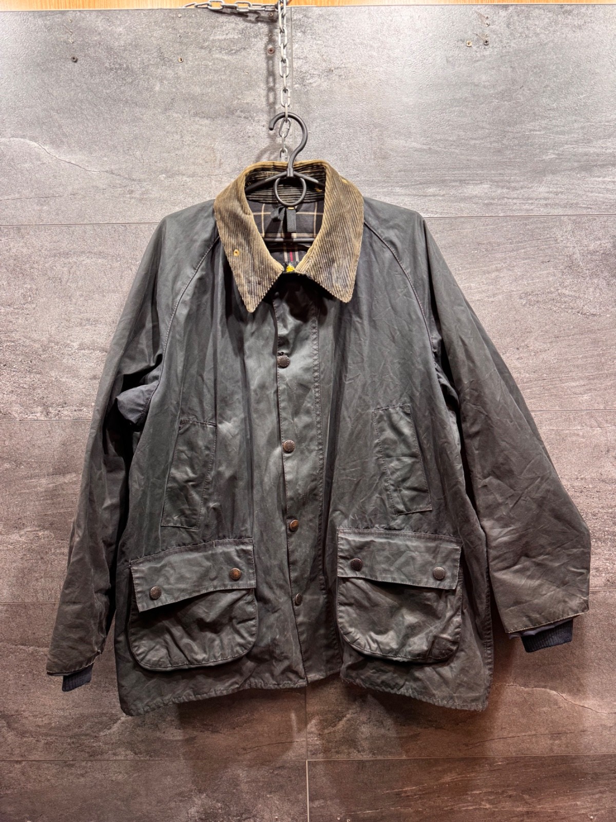 Barbour Bedale A105 Wax Jacket Made in England Size C42 /107CM ( Large)