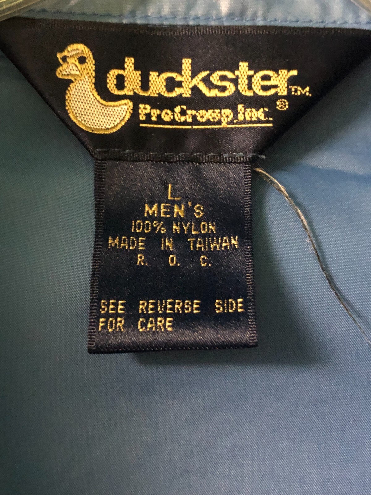 1980’s Big Spring Country Club Louisville KY Duckster Nylon Windbreaker Jacket