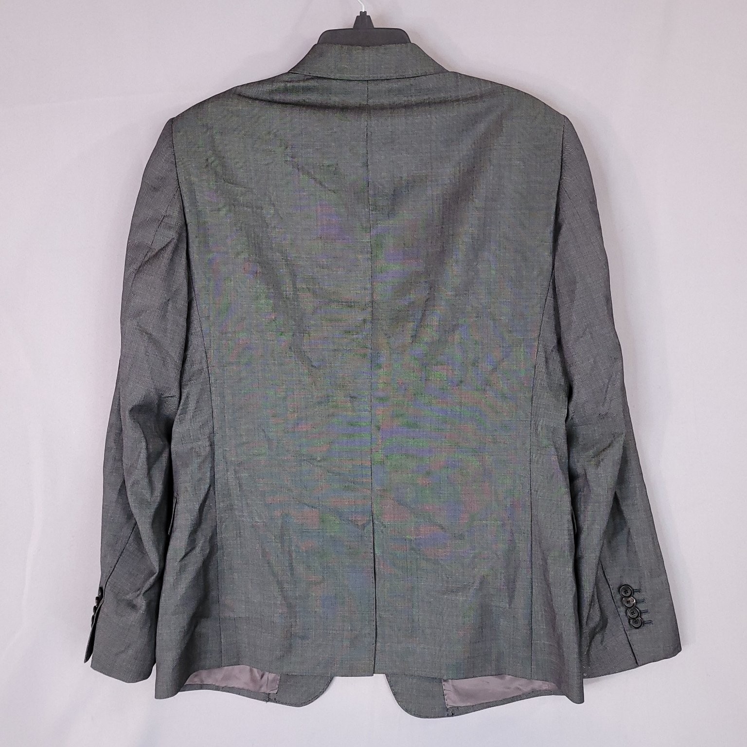 Macy’s Men’s Blazer Gray 38S Wool Dry Clean Only Classic Fit Sport Coat