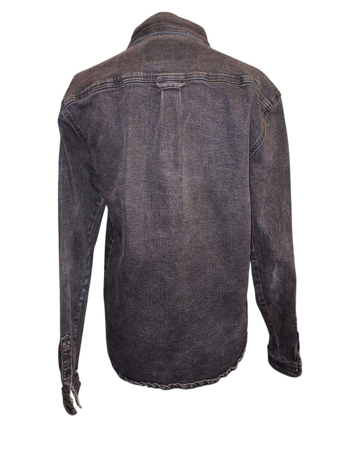 ZAK Los Angeles Wilmer Snap Front Denim Jacket Shirt Small
