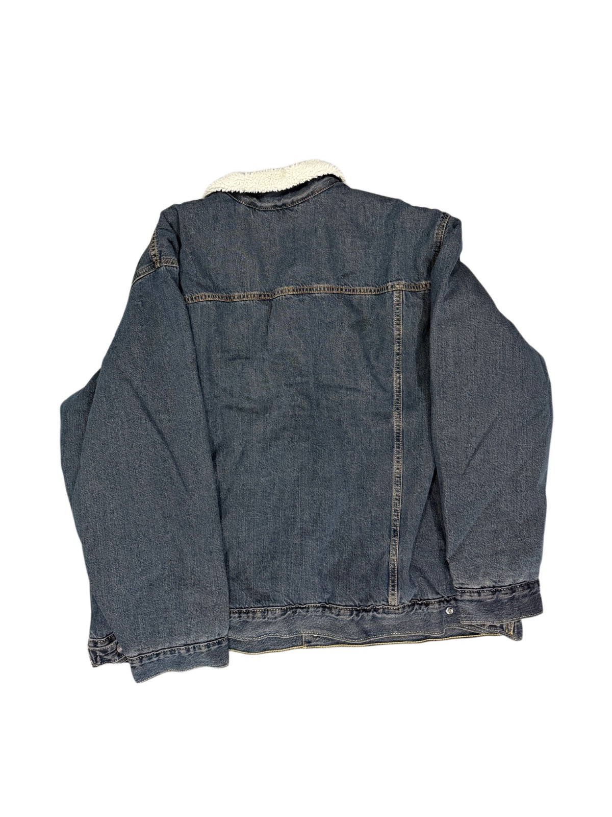 Levi’s Sherpa Big and Tall Trucker Jacket Dark Blue Wash 384870022