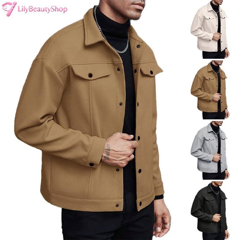2025 Fall/Winter Lapel Tweed, Men’s Jacket, Casual, Business Jacket Coat