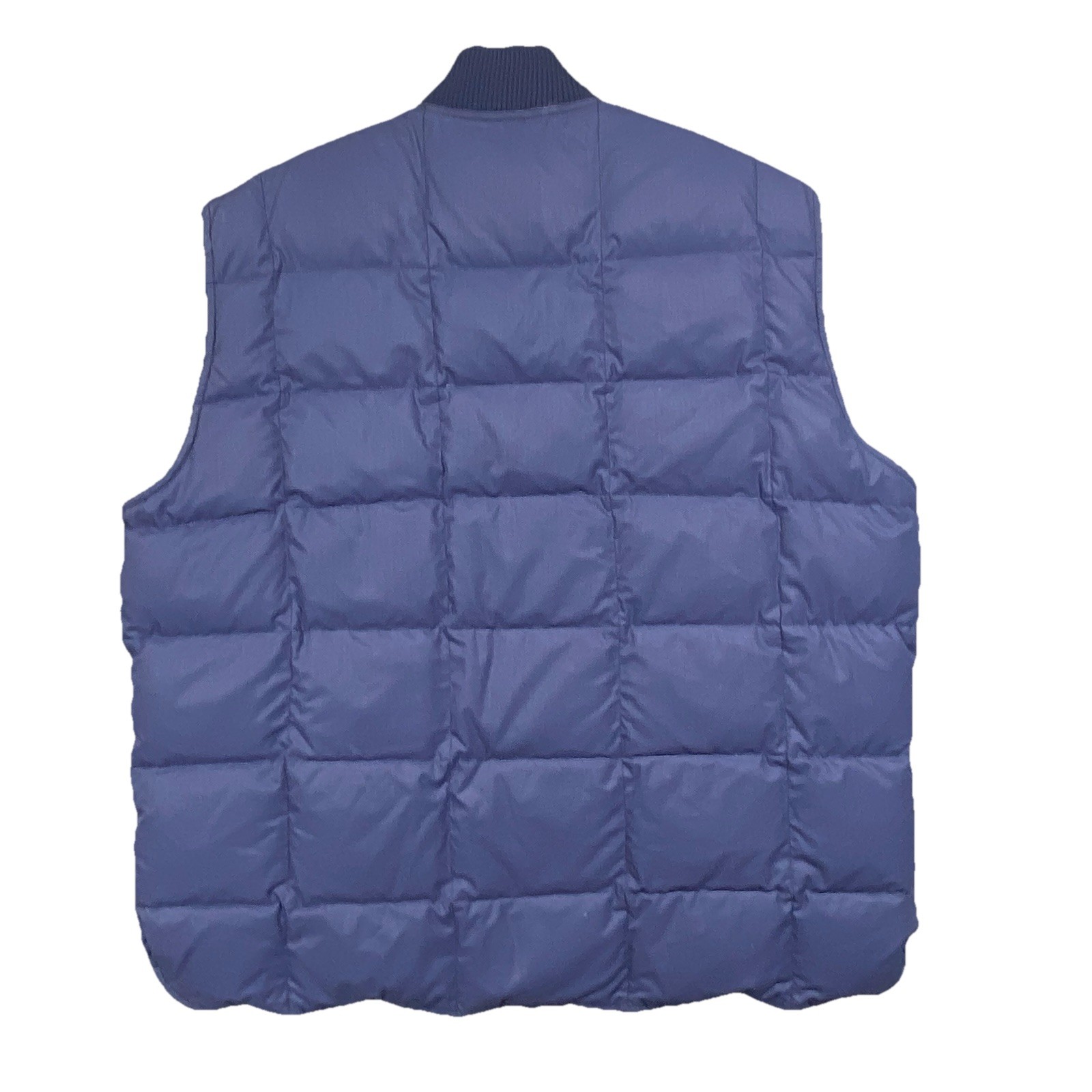 Eddie Bauer Downlight Vest Mens Size XL Navy Blue Goose Down Puffer Quilted Nice