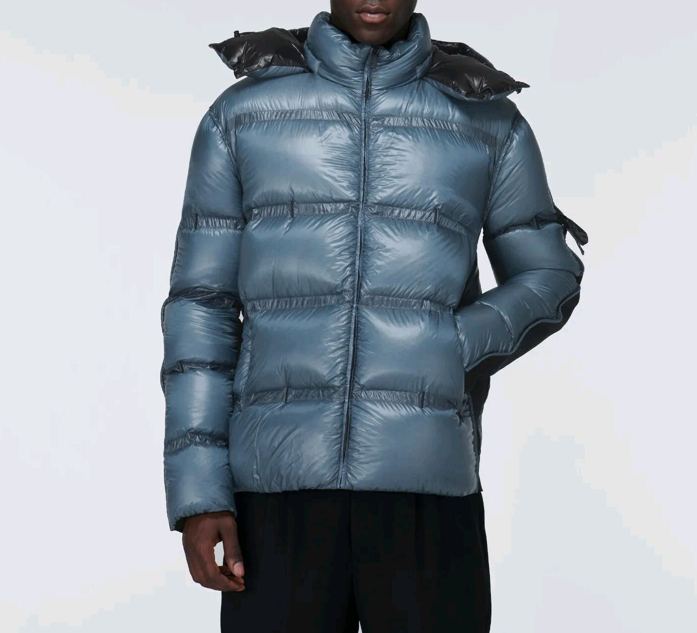 MONCLER Genius 5 x C. Green Ramis blue hooded padded down puffer jacket 4 XL NWT