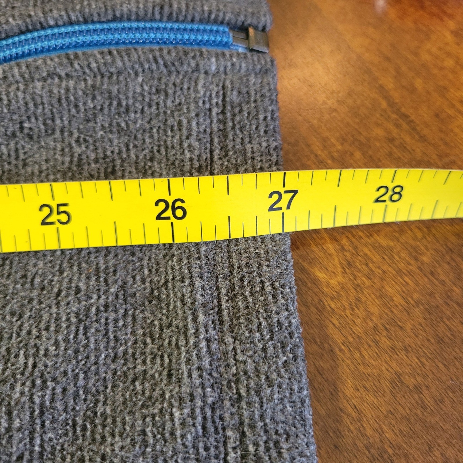 LL Bean Mens Full Zip Fleece Jacket Gray Blue Slightly Fitted 502814 Small Reg