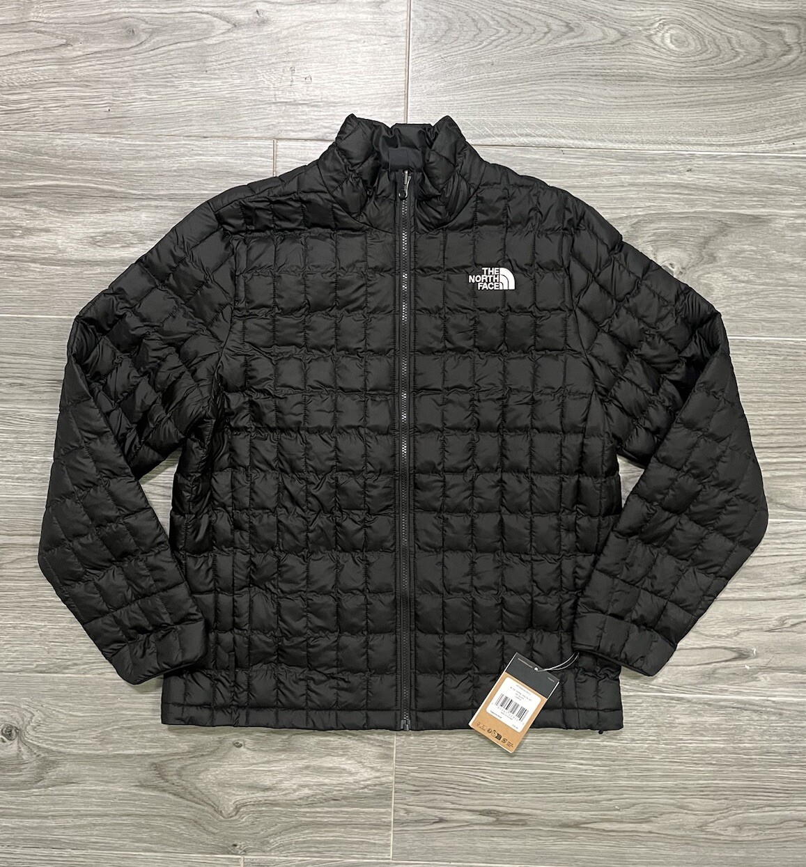 The North Face Men’s Thermoball Insulated Full Zip Large Jacket Black BNWT $230