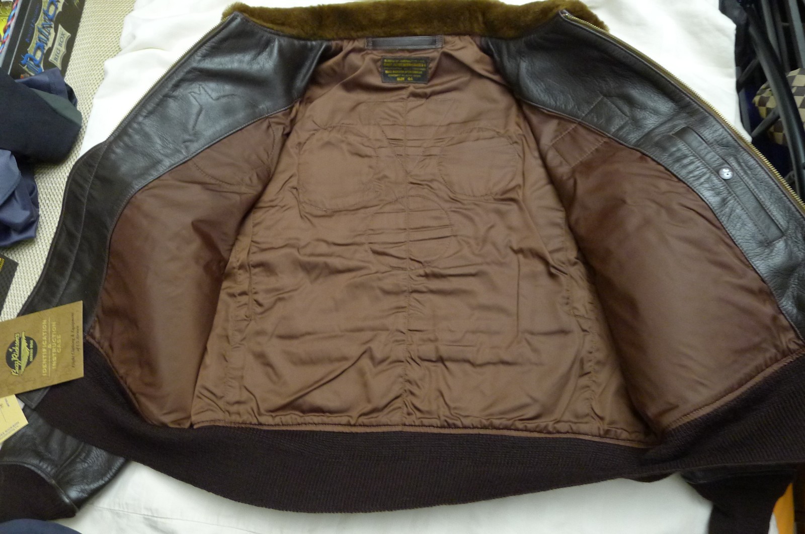 Buzz Rickson G-1 size 44 with factory patches US seller