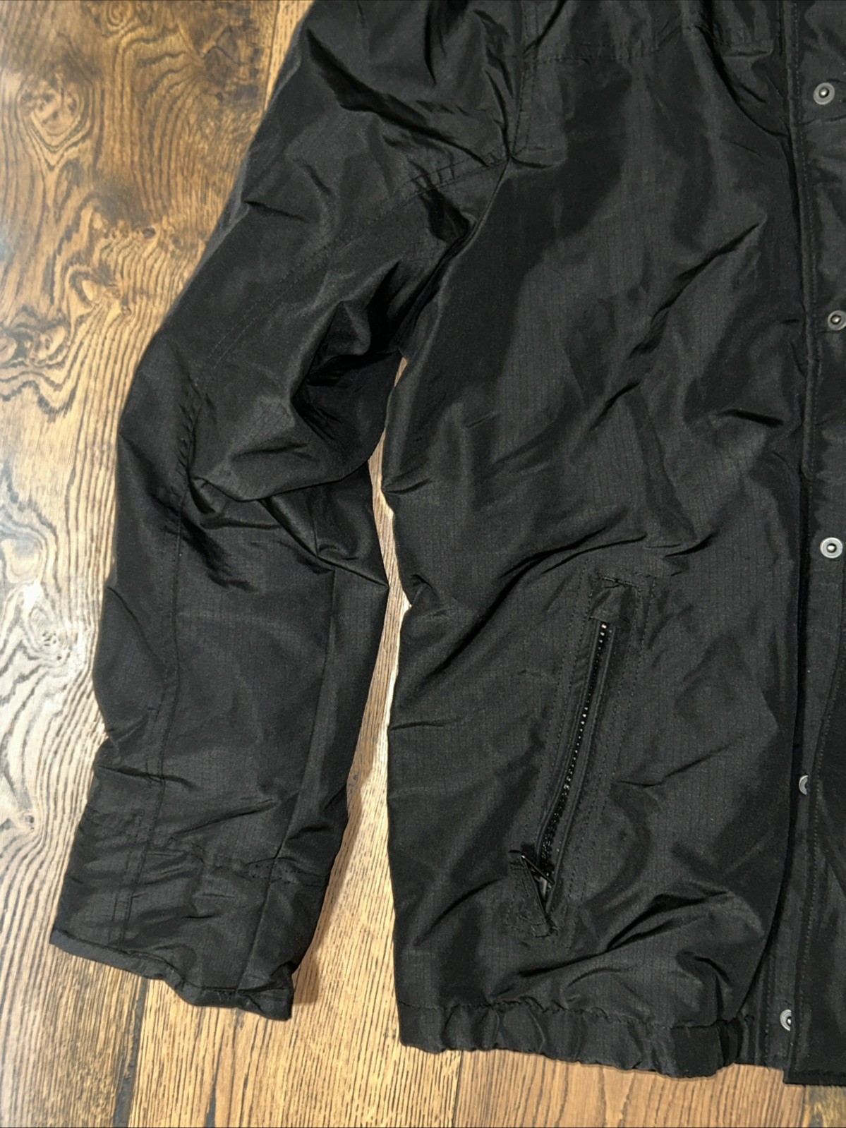 ABERCROMBIE & FITCH ALL-SEASON WEATHER WARRIOR JACKET COAT Black MENS SIZE XL
