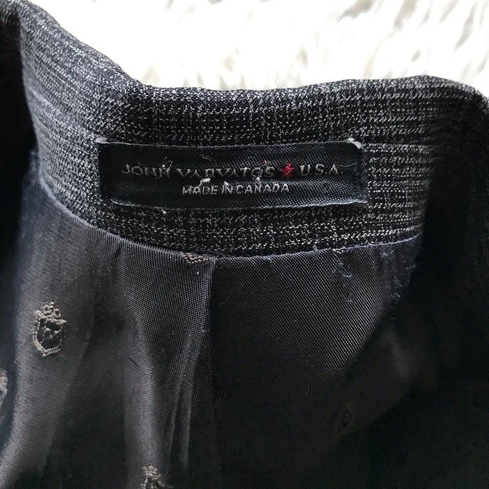 John Varvatos Star USA Two Button Wool Blazer