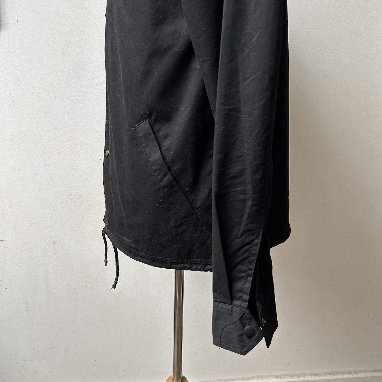 ZAK Los Angeles Lightweight Black Shirt Jacket Snap Button Men’s Medium