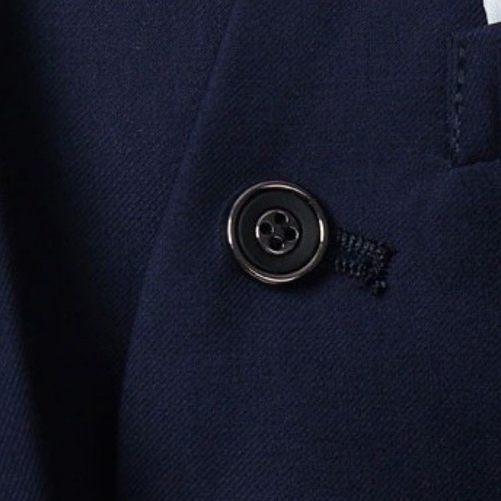 Solid Color Men’s Suit Jacket Lapel Collar Long Sleeve For Blazer Coat