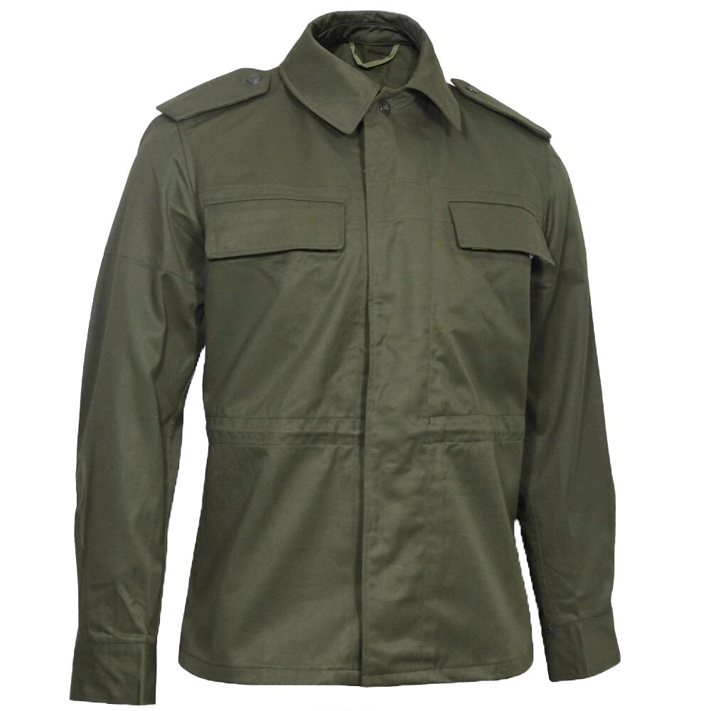 Mens Surplus Vintage 90s Military Cotton Shirt Jacket