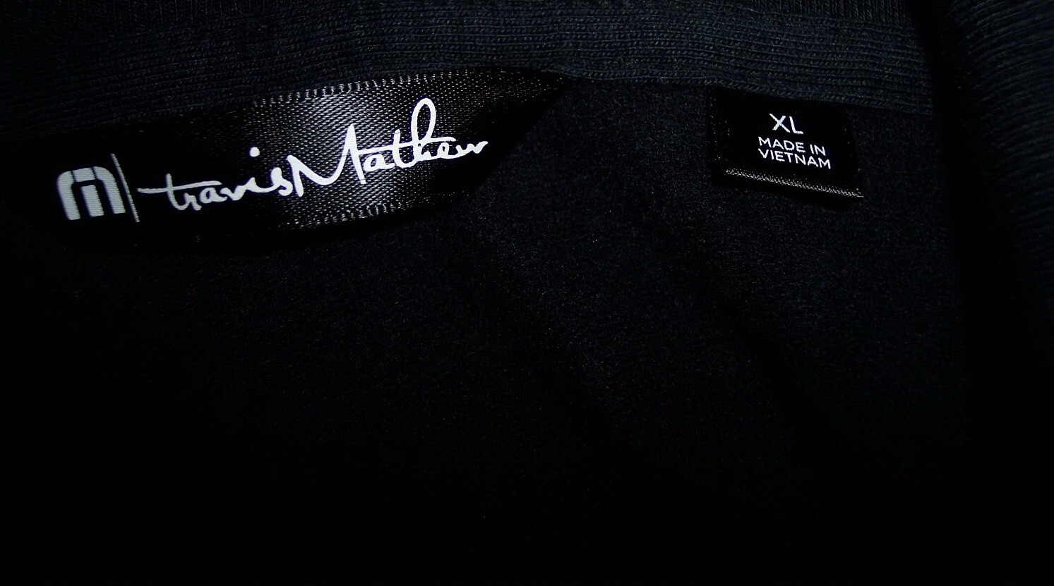 Travis Mathew Newport XL Black Fleece Rayon/Spandex 1/4-Zip Pullover Jacket